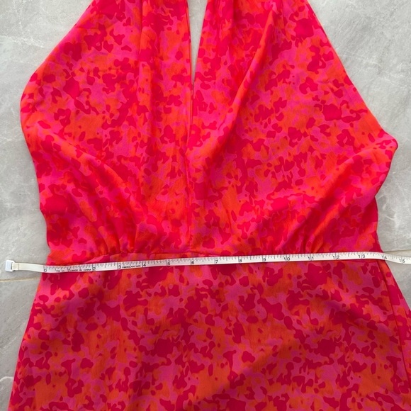 Women’s All I Want Summer Chiffon Multi-Position Neckline Floral Dress Small - Picture 15 of 16